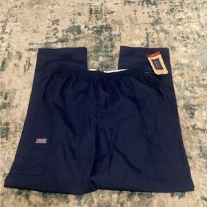 Classic Navy Scrub Pants for Women